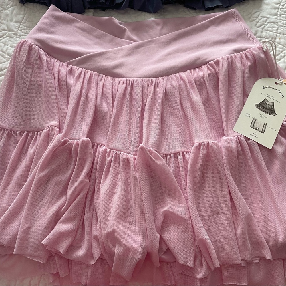 Pink Ruffled Women's Skirt